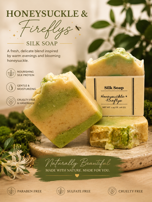 Honeysuckle & Fireflys Goat Milk & Silk Soap