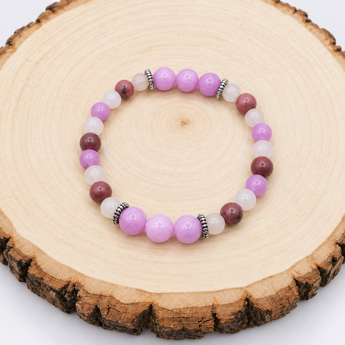 Heart Harmony Gemstone Bracelet